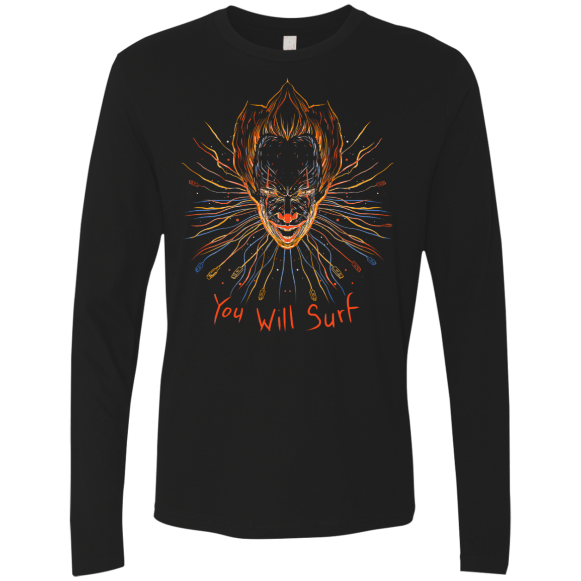 T-Shirts Black / S IT Clown Men's Premium Long Sleeve