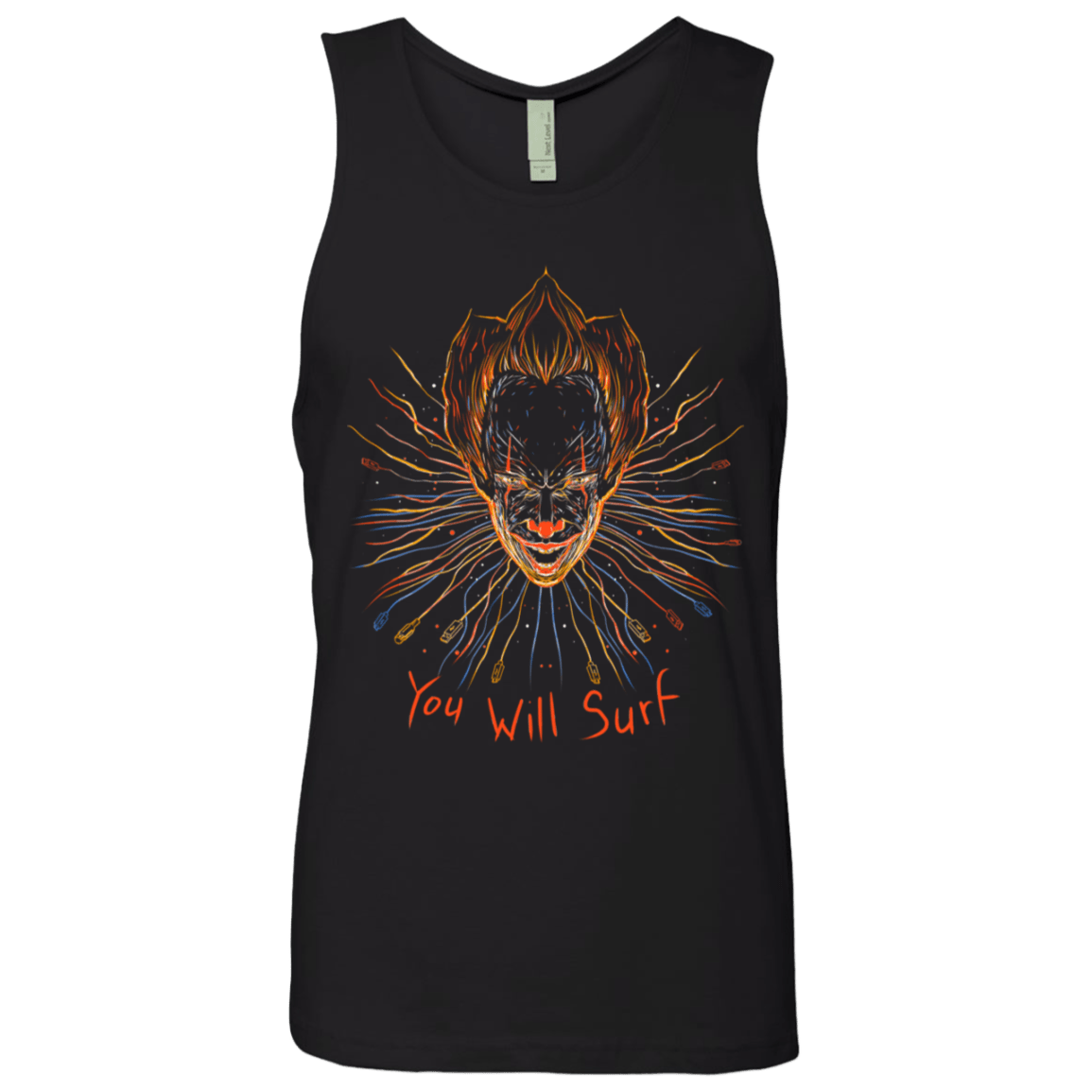 T-Shirts Black / S IT Clown Men's Premium Tank Top