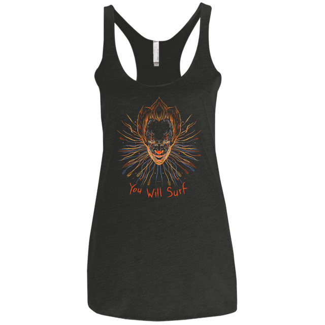 T-Shirts Vintage Black / X-Small IT Clown Women's Triblend Racerback Tank