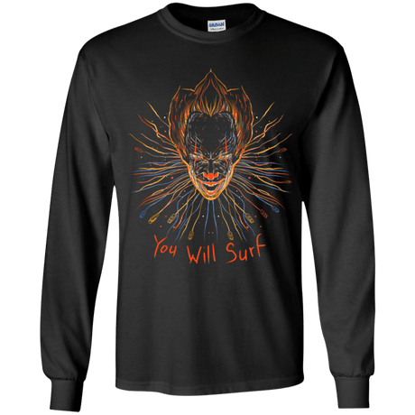 T-Shirts Black / YS IT Clown Youth Long Sleeve T-Shirt
