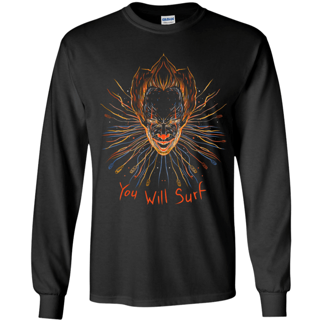 T-Shirts Black / YS IT Clown Youth Long Sleeve T-Shirt