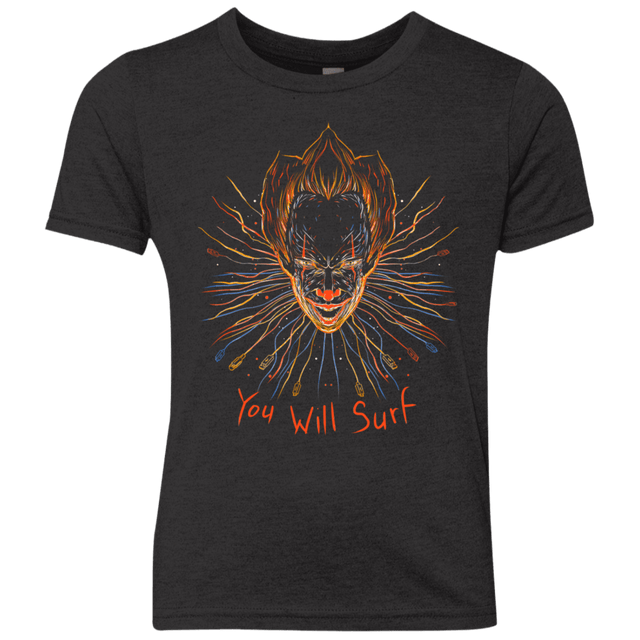 T-Shirts Vintage Black / YXS IT Clown Youth Triblend T-Shirt