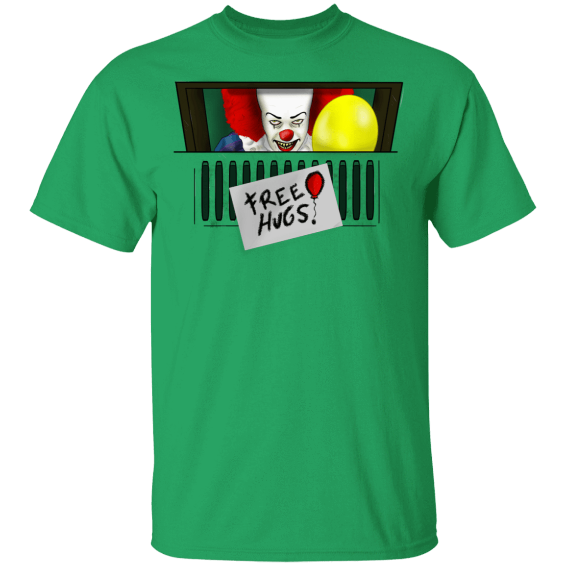T-Shirts Irish Green / S IT Free Hugs 1990 T-Shirt