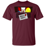 T-Shirts Maroon / S IT Free Hugs 1990 T-Shirt