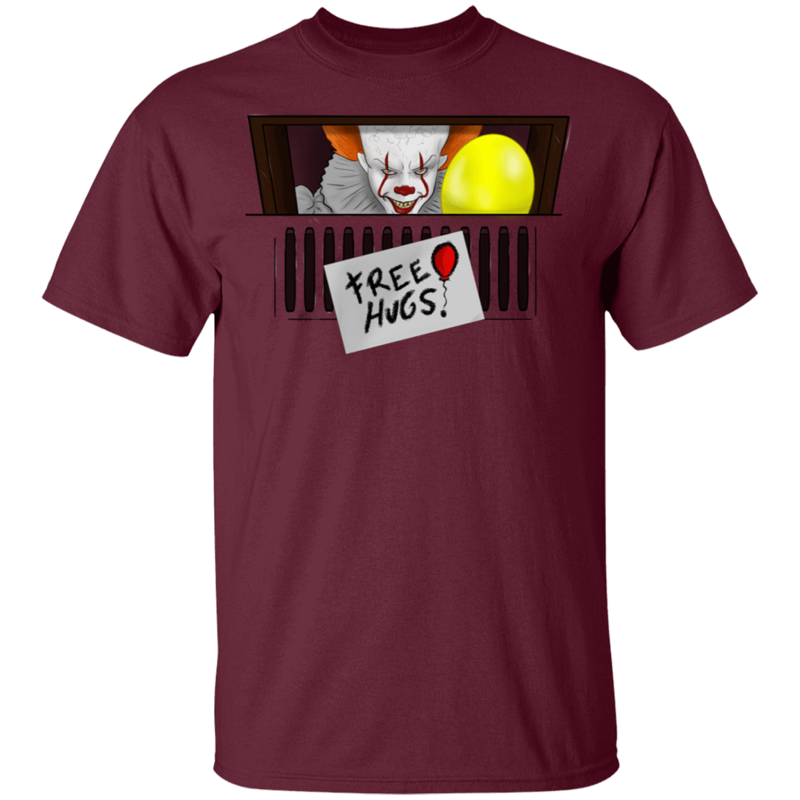 T-Shirts Maroon / S IT Free Hugs 2017 T-Shirt