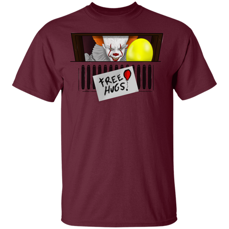 T-Shirts Maroon / S IT Free Hugs 2017 T-Shirt