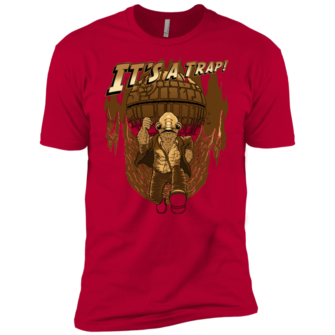 T-Shirts Red / YXS It's a trap!! Boys Premium T-Shirt