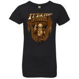 T-Shirts Black / YXS It's a trap!! Girls Premium T-Shirt
