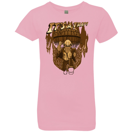 T-Shirts Light Pink / YXS It's a trap!! Girls Premium T-Shirt