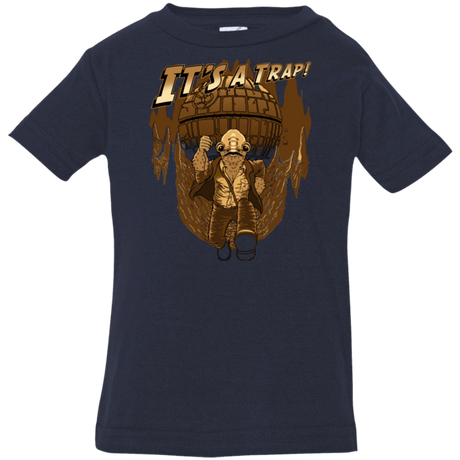 T-Shirts Navy / 6 Months It's a trap!! Infant PremiumT-Shirt