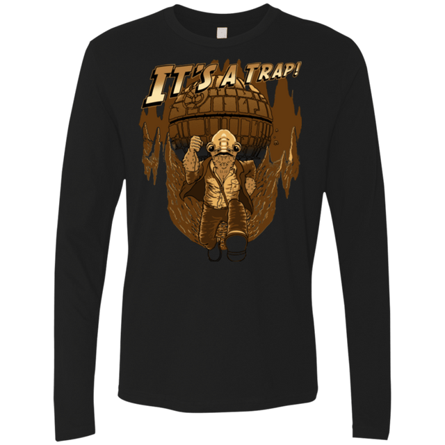 T-Shirts Black / Small It's a trap!! Men's Premium Long Sleeve