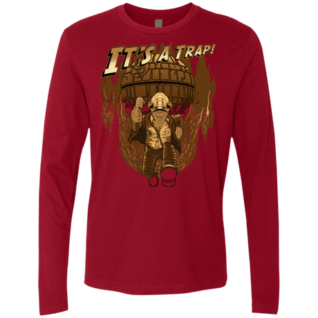 T-Shirts Cardinal / Small It's a trap!! Men's Premium Long Sleeve