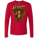 T-Shirts Red / Small It's a trap!! Men's Premium Long Sleeve