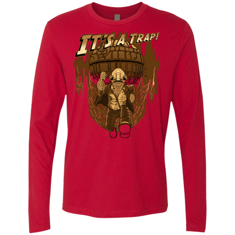 T-Shirts Red / Small It's a trap!! Men's Premium Long Sleeve