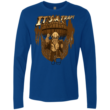 T-Shirts Royal / Small It's a trap!! Men's Premium Long Sleeve