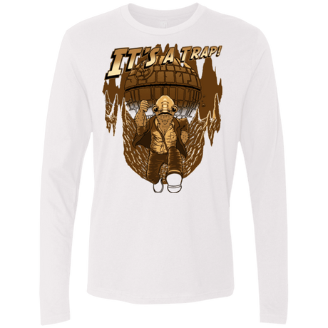 T-Shirts White / Small It's a trap!! Men's Premium Long Sleeve