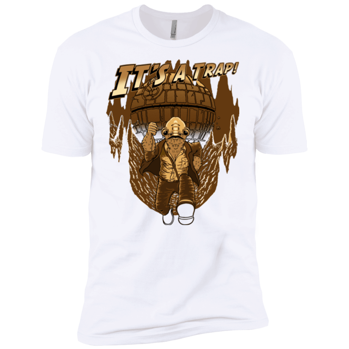 T-Shirts White / X-Small It's a trap!! Men's Premium T-Shirt