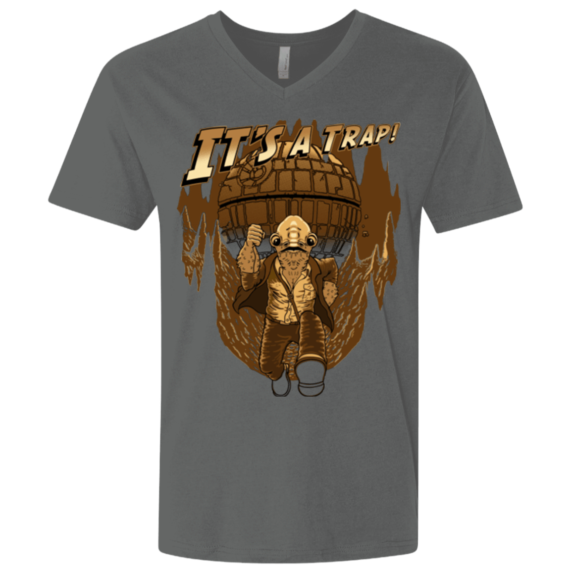 T-Shirts Heavy Metal / X-Small It's a trap!! Men's Premium V-Neck