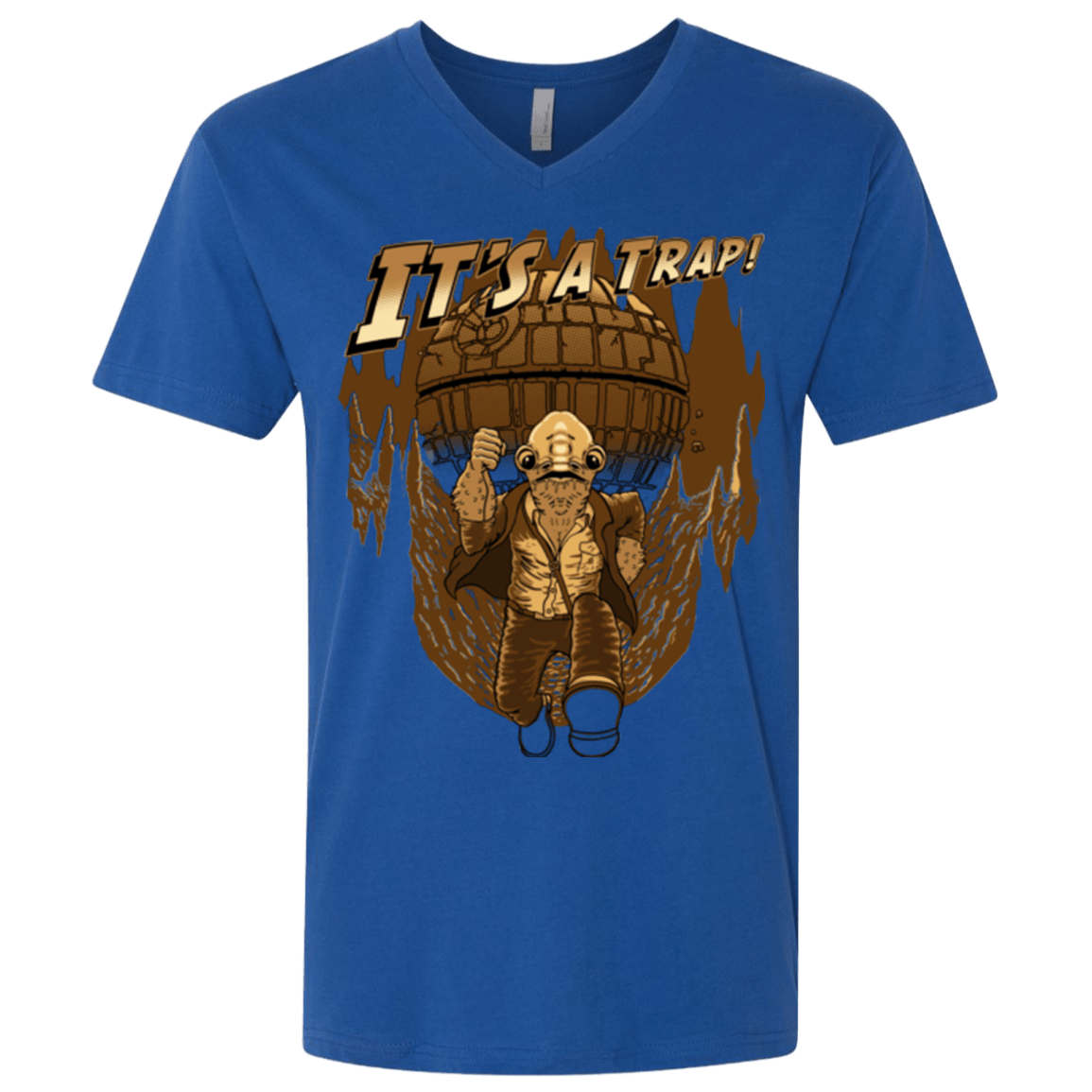 T-Shirts Royal / X-Small It's a trap!! Men's Premium V-Neck
