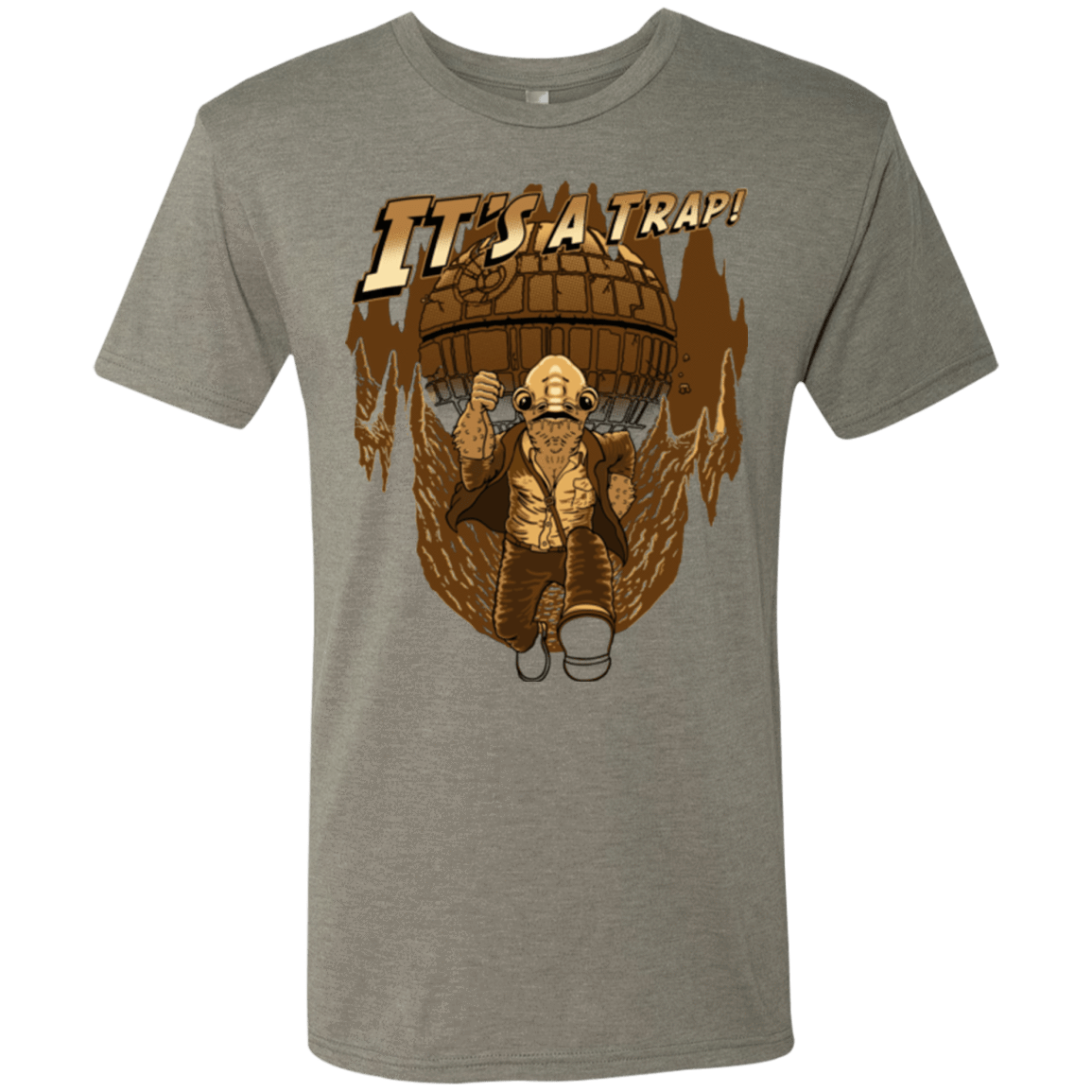 T-Shirts Venetian Grey / Small It's a trap!! Men's Triblend T-Shirt