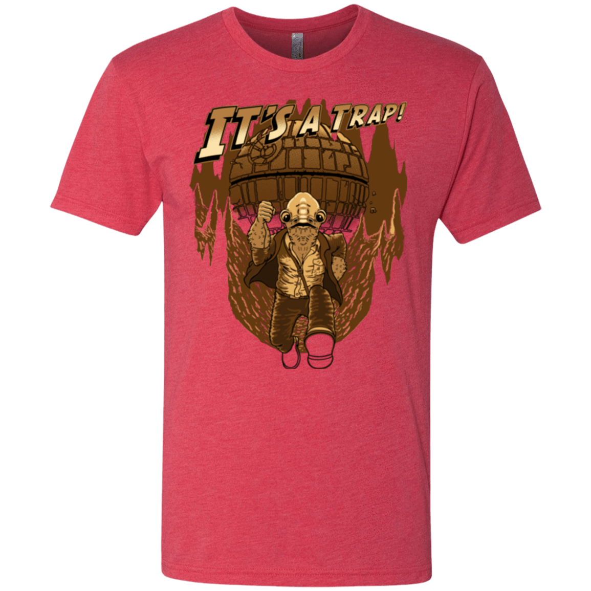 T-Shirts Vintage Red / Small It's a trap!! Men's Triblend T-Shirt