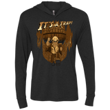 T-Shirts Vintage Black / X-Small It's a trap!! Triblend Long Sleeve Hoodie Tee