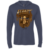 T-Shirts Vintage Navy / X-Small It's a trap!! Triblend Long Sleeve Hoodie Tee