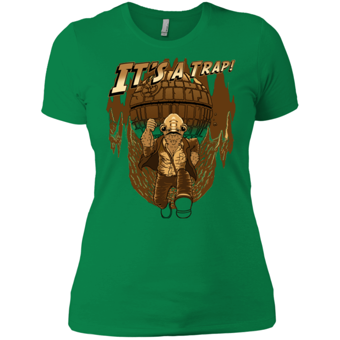 T-Shirts Kelly Green / X-Small It's a trap!! Women's Premium T-Shirt