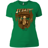 T-Shirts Kelly Green / X-Small It's a trap!! Women's Premium T-Shirt