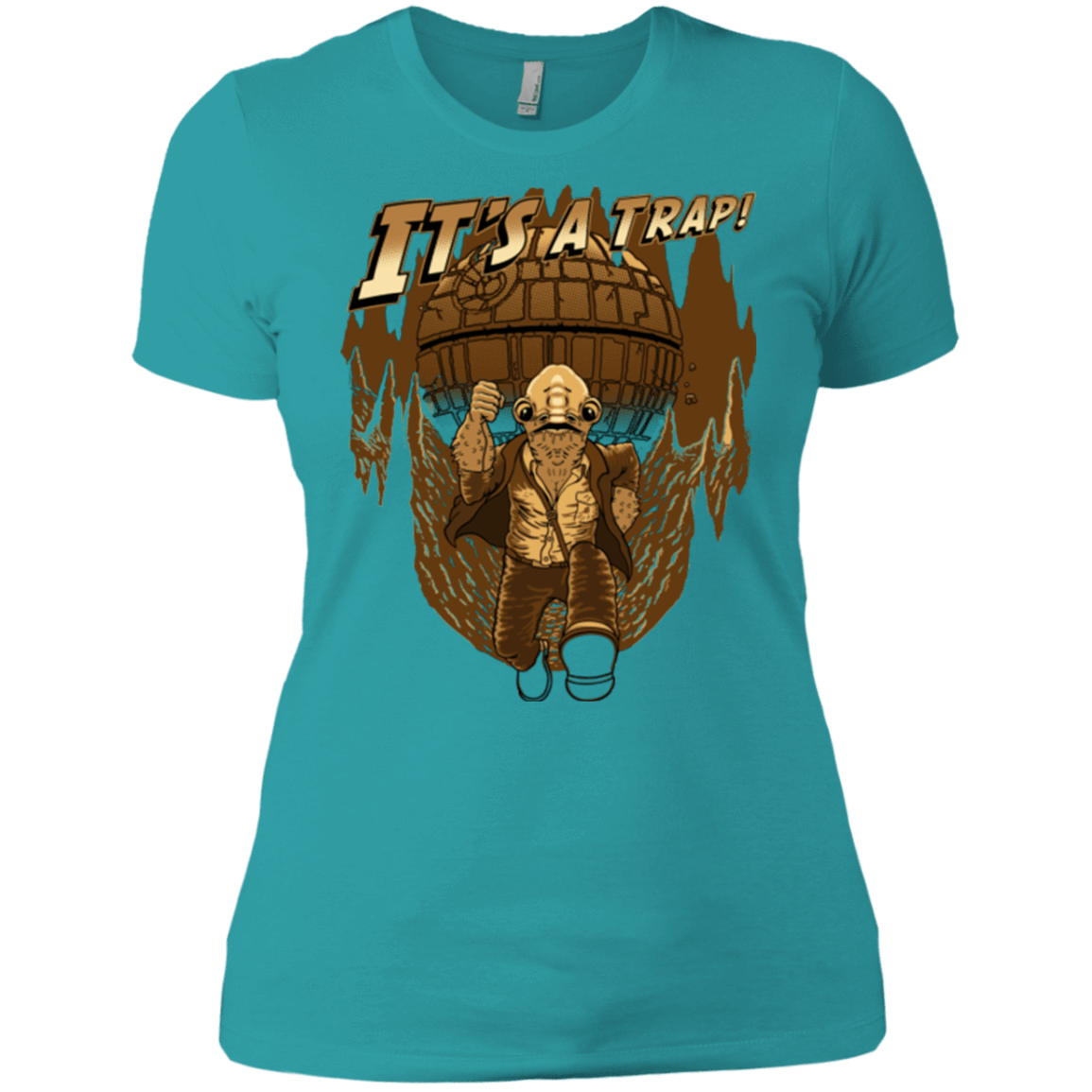 T-Shirts Tahiti Blue / X-Small It's a trap!! Women's Premium T-Shirt