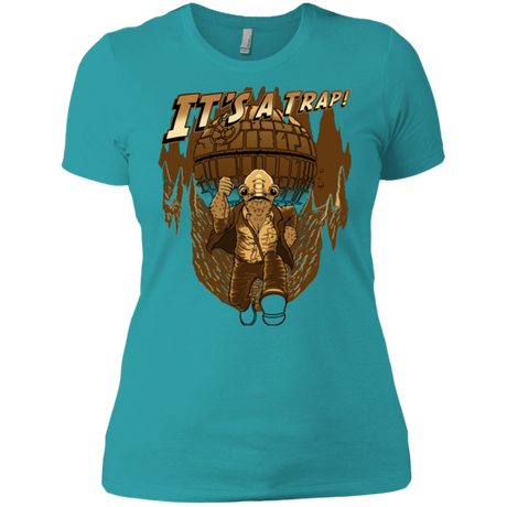 T-Shirts Tahiti Blue / X-Small It's a trap!! Women's Premium T-Shirt
