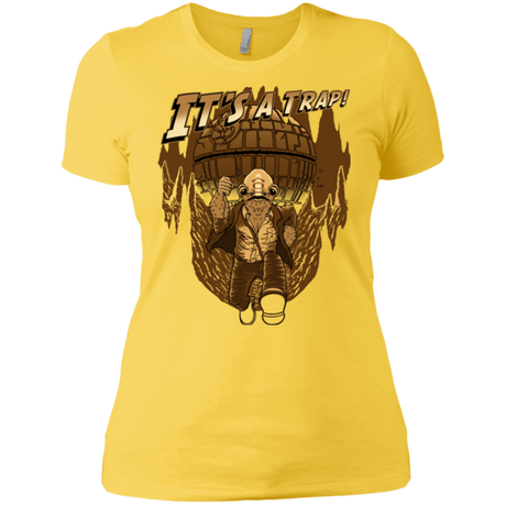 T-Shirts Vibrant Yellow / X-Small It's a trap!! Women's Premium T-Shirt