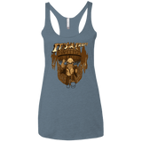 T-Shirts Indigo / X-Small It's a trap!! Women's Triblend Racerback Tank