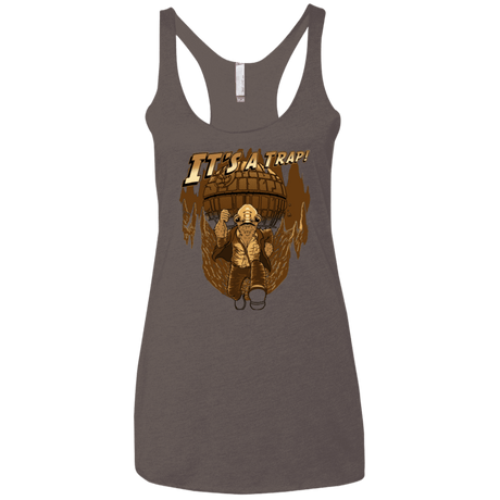 T-Shirts Macchiato / X-Small It's a trap!! Women's Triblend Racerback Tank