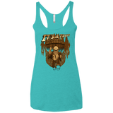 T-Shirts Tahiti Blue / X-Small It's a trap!! Women's Triblend Racerback Tank