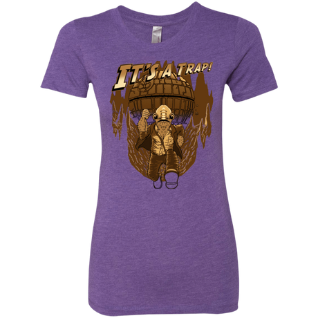 T-Shirts Purple Rush / Small It's a trap!! Women's Triblend T-Shirt