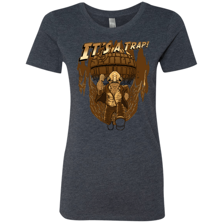 T-Shirts Vintage Navy / Small It's a trap!! Women's Triblend T-Shirt