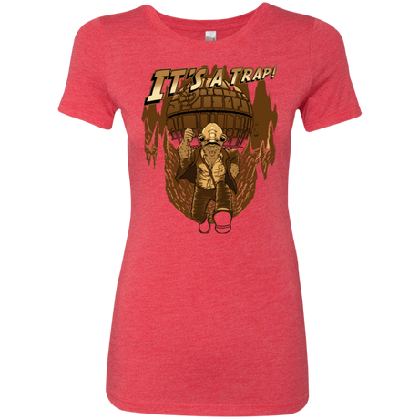 T-Shirts Vintage Red / Small It's a trap!! Women's Triblend T-Shirt