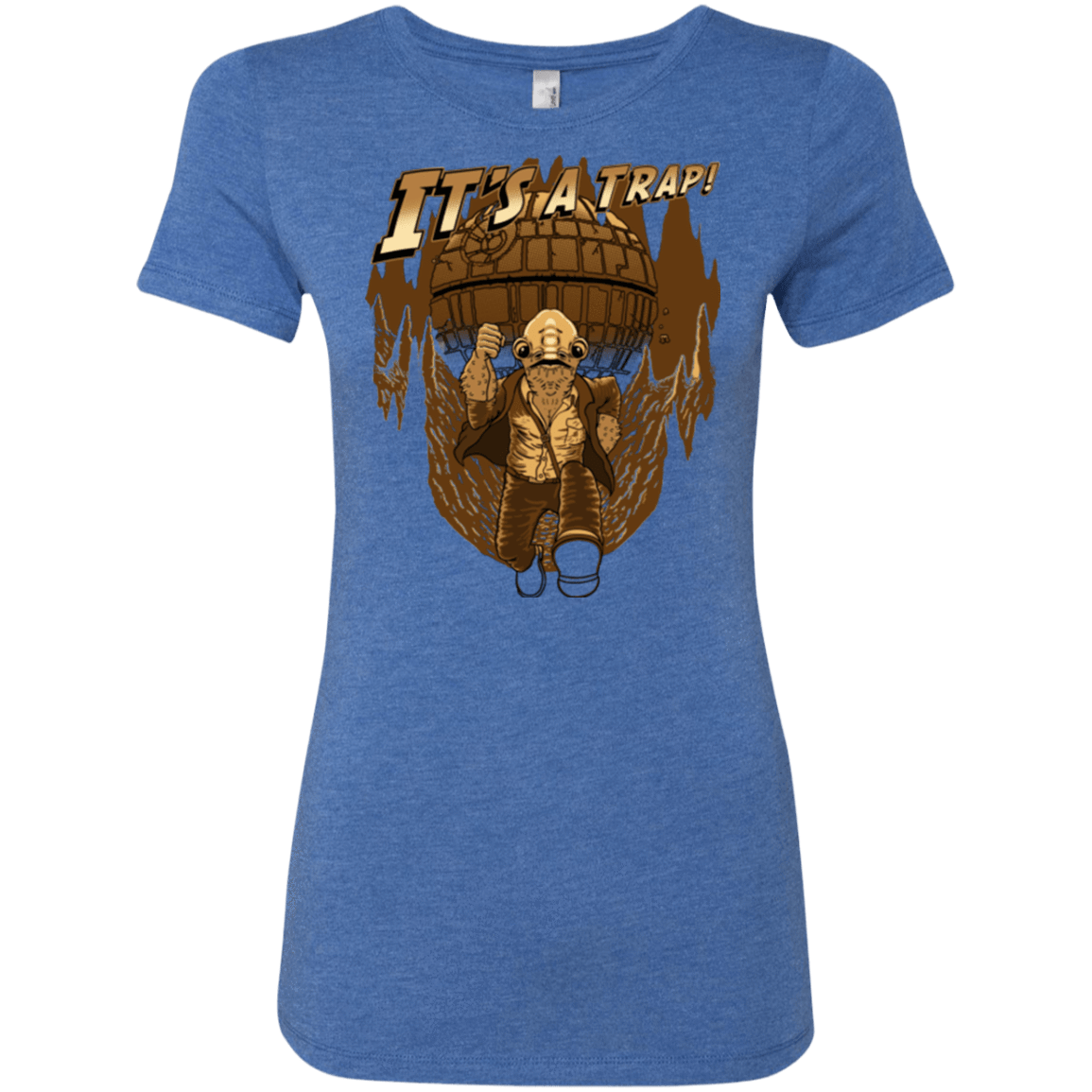 T-Shirts Vintage Royal / Small It's a trap!! Women's Triblend T-Shirt