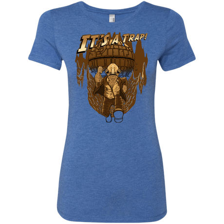T-Shirts Vintage Royal / Small It's a trap!! Women's Triblend T-Shirt
