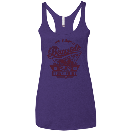 T-Shirts Purple / X-Small It's Alright Women's Triblend Racerback Tank