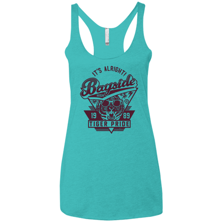 T-Shirts Tahiti Blue / X-Small It's Alright Women's Triblend Racerback Tank