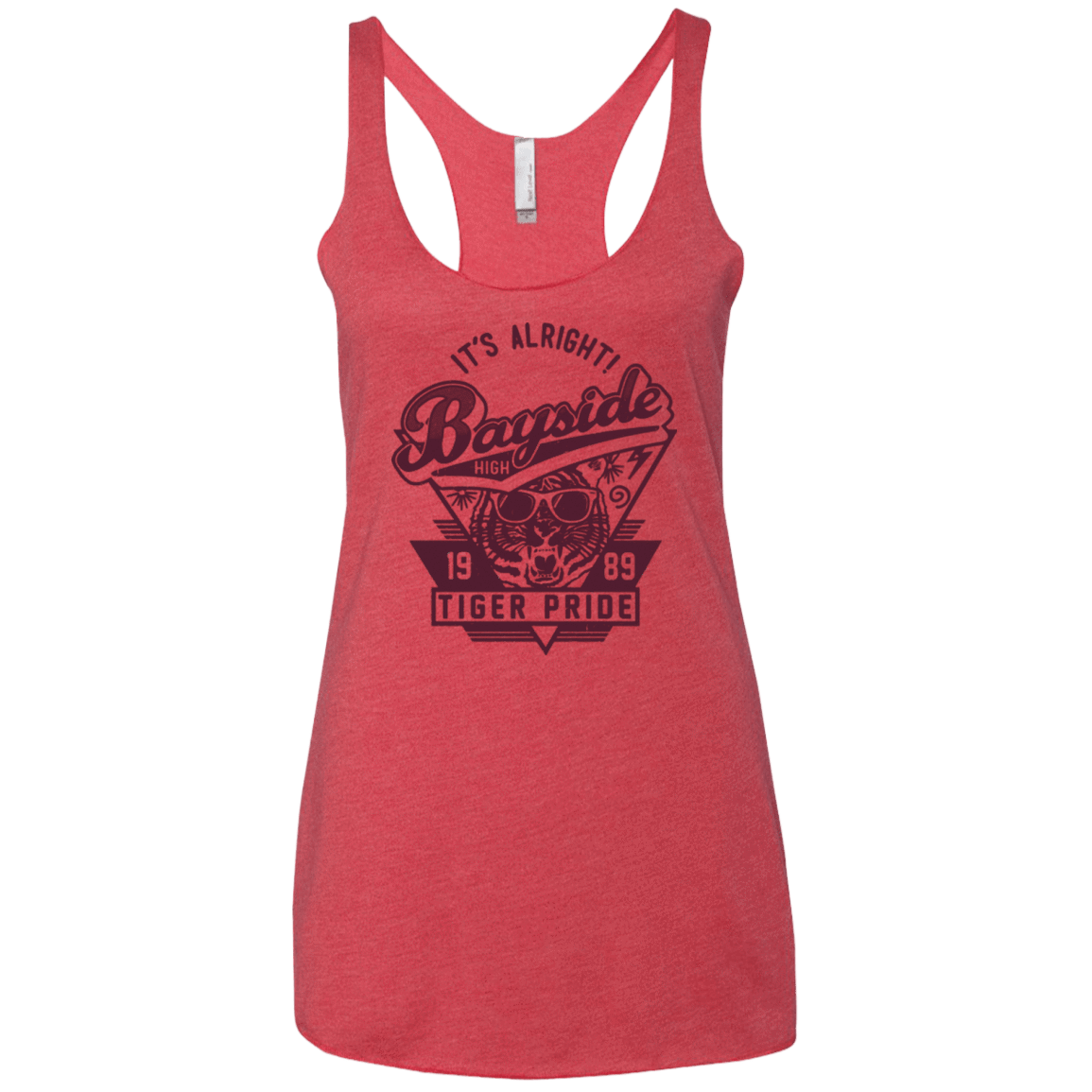 T-Shirts Vintage Red / X-Small It's Alright Women's Triblend Racerback Tank