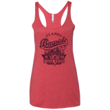 T-Shirts Vintage Red / X-Small It's Alright Women's Triblend Racerback Tank