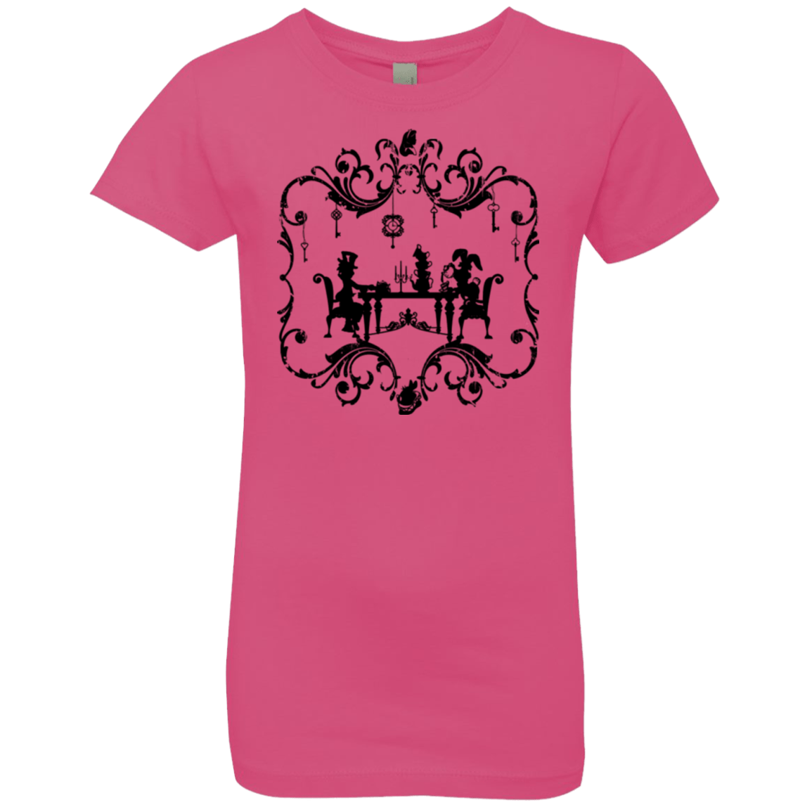 T-Shirts Hot Pink / YXS It's Always Tea Time Girls Premium T-Shirt