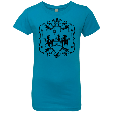 T-Shirts Turquoise / YXS It's Always Tea Time Girls Premium T-Shirt