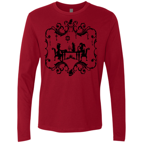 T-Shirts Cardinal / Small It's Always Tea Time Men's Premium Long Sleeve