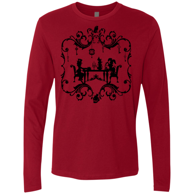 T-Shirts Cardinal / Small It's Always Tea Time Men's Premium Long Sleeve