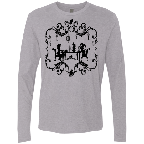 T-Shirts Heather Grey / Small It's Always Tea Time Men's Premium Long Sleeve