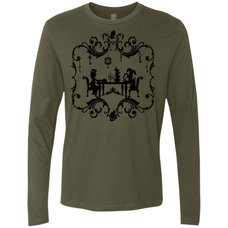 T-Shirts Military Green / Small It's Always Tea Time Men's Premium Long Sleeve